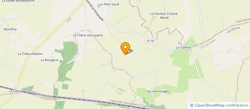 localisation de l'entreprise MONSIEUR JOEL LANDIER  LE GAULT-DU-PERCHE