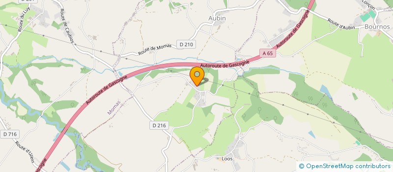 localisation de l'entreprise MONSIEUR JOEL LANGLET  AUBIN