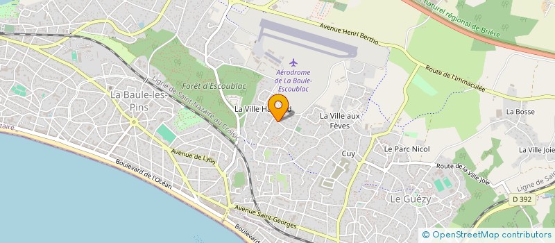 localisation de l'entreprise MONSIEUR JOEL LAPLACETTE  LA BAULE-ESCOUBLAC