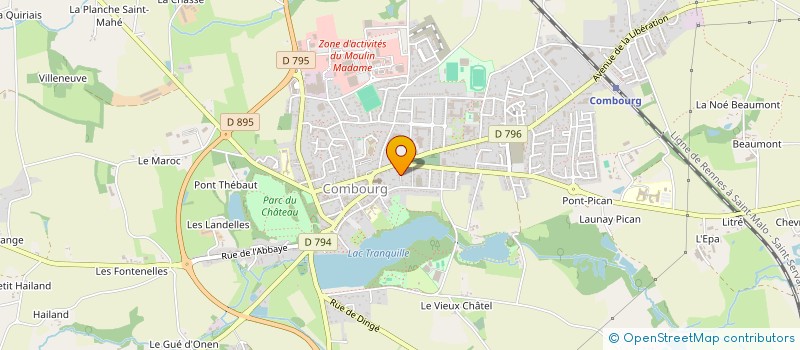 localisation de l'entreprise MONSIEUR JOEL LARCHER  MEILLAC