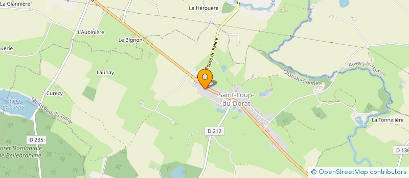 localisation de l'entreprise MONSIEUR JOEL LARDEUX  SAINT-LOUP-DU-DORAT