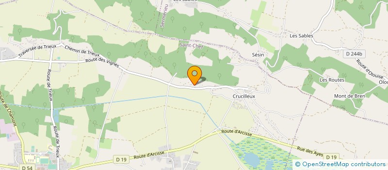 localisation de l'entreprise MONSIEUR JOEL LASSON  SAINT-CHEF