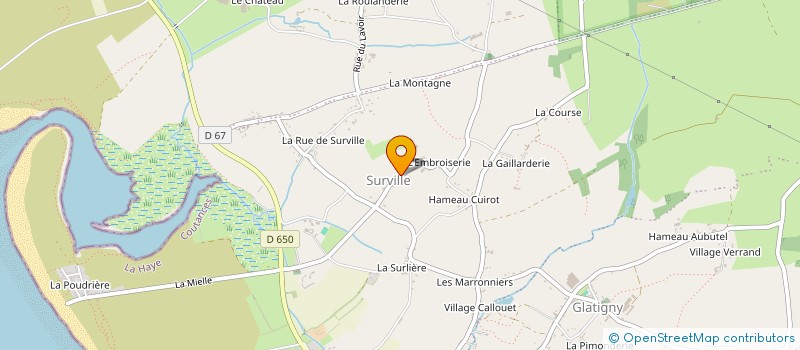 localisation de l'entreprise MONSIEUR JOEL LAUGEE  LA HAYE