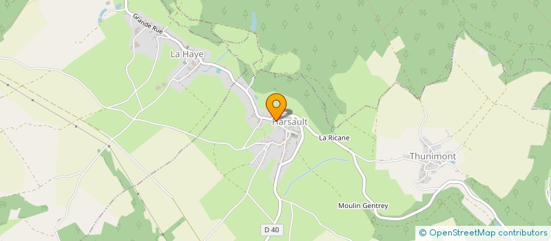 localisation de l'entreprise MONSIEUR JOEL LAURENT  LA VOGE-LES-BAINS