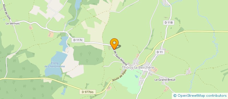 localisation de l'entreprise MONSIEUR JOEL LAURENTIN  THOISY-LA-BERCHERE