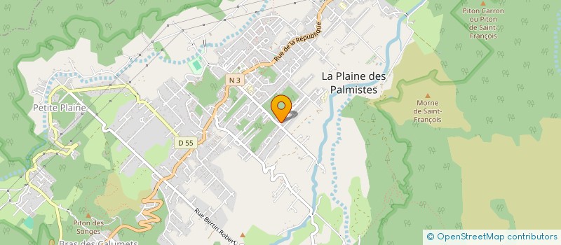 localisation de l'entreprise MONSIEUR JOEL LAURET  LA PLAINE-DES-PALMISTES