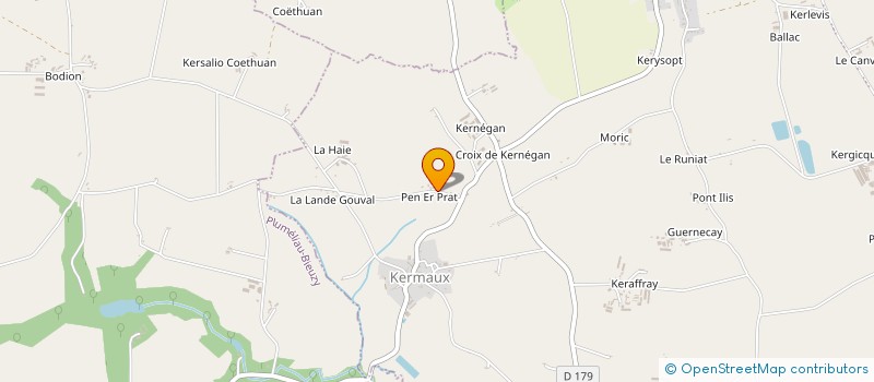 localisation de l'entreprise MONSIEUR JOEL LE BIGOT  EVELLYS