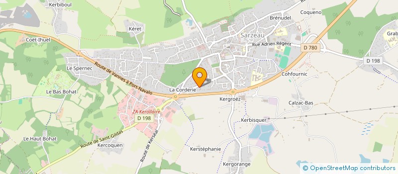 localisation de l'entreprise MONSIEUR JOEL LE BOHEC  SARZEAU