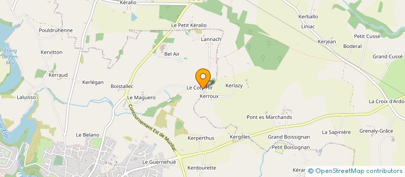 localisation de l'entreprise MONSIEUR JOEL LE CADRE  MUZILLAC