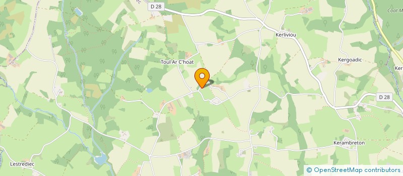 localisation de l'entreprise MONSIEUR JOEL LE DU  PLUSQUELLEC