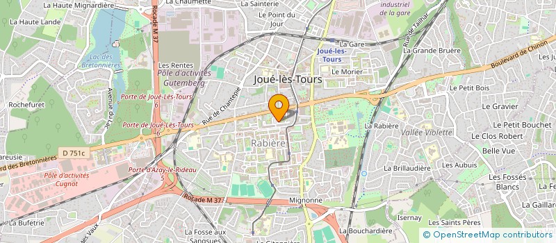localisation de l'entreprise MONSIEUR JOEL LE MASSON à JOUE-LES-TOURS