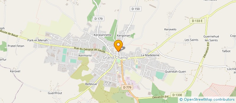 localisation de l'entreprise MONSIEUR JOEL LE PALUD  GRAND-CHAMP