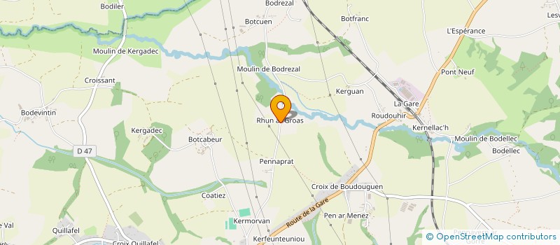 localisation de l'entreprise MONSIEUR JOEL LE ROY  HANVEC