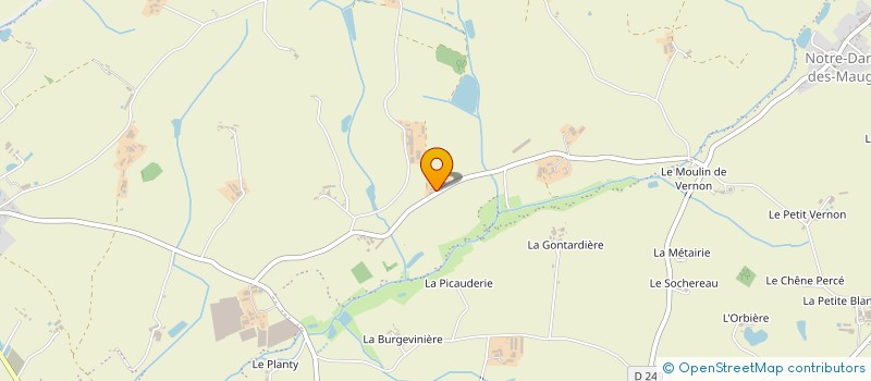 localisation de l'entreprise MONSIEUR JOEL LEBRUN à BEAUPREAU-EN-MAUGES