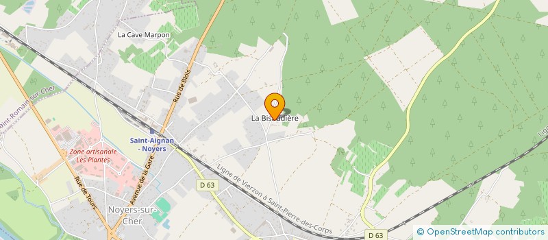 localisation de l'entreprise MONSIEUR JOEL LECOLIER à NOYERS-SUR-CHER