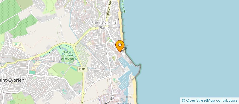 localisation de l'entreprise MONSIEUR JOEL LECRIQUE à SAINT-CYPRIEN