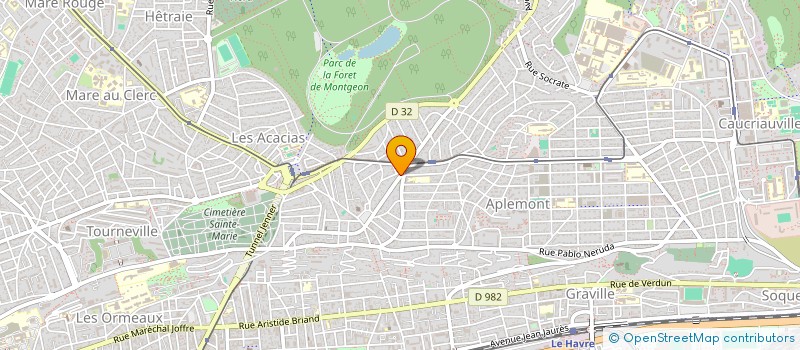 localisation de l'entreprise MONSIEUR JOEL LEFEBVRE à LE HAVRE