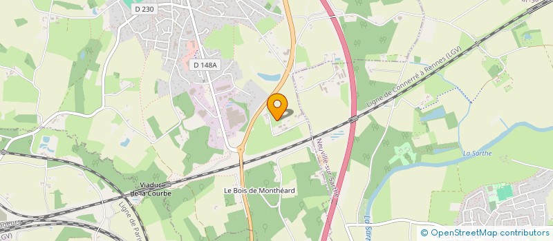 localisation de l'entreprise MONSIEUR JOEL LEFRANC  LA BAZOGE