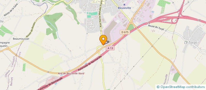 localisation de l'entreprise MONSIEUR JOEL LEGAY  BEUZEVILLE