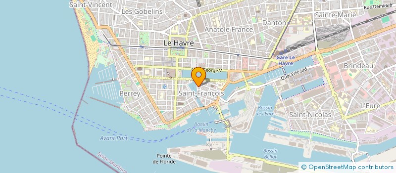 localisation de l'entreprise MONSIEUR JOEL LEGER à LE HAVRE