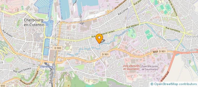 localisation de l'entreprise MONSIEUR JOEL LEGER  CHERBOURG-EN-COTENTIN