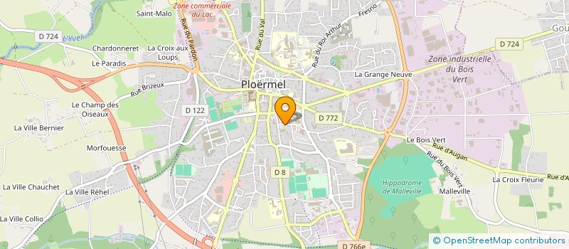 localisation de l'entreprise MONSIEUR JOEL LEGLATN  PLOERMEL