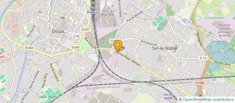 localisation de l'entreprise MONSIEUR JOEL LEGRAND  SIN-LE-NOBLE