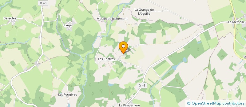 localisation de l'entreprise MONSIEUR JOEL LEGRAND  CHENIERS