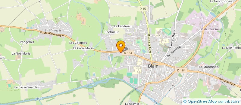 localisation de l'entreprise MONSIEUR JOEL LELIEVRE  BLAIN