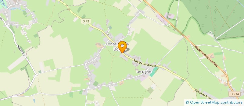 localisation de l'entreprise MONSIEUR JOEL LEMAIRE à FONTAINE-AU-BOIS