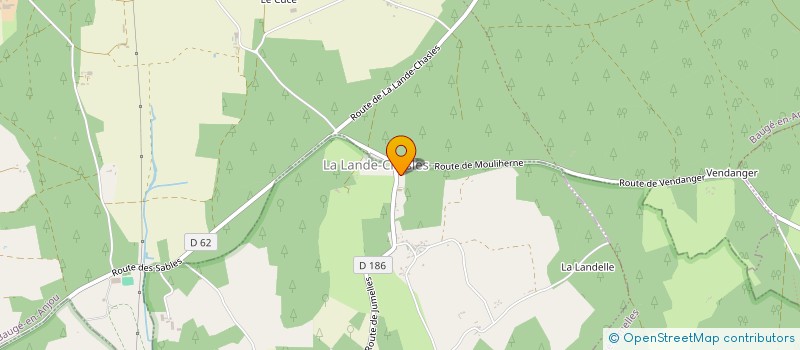 localisation de l'entreprise MONSIEUR JOEL LEMONNIER à BAUGE-EN-ANJOU