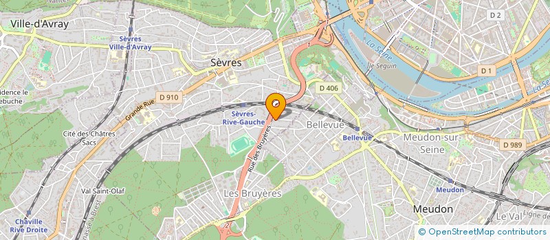 localisation de l'entreprise MONSIEUR JOEL LENAL à SEVRES