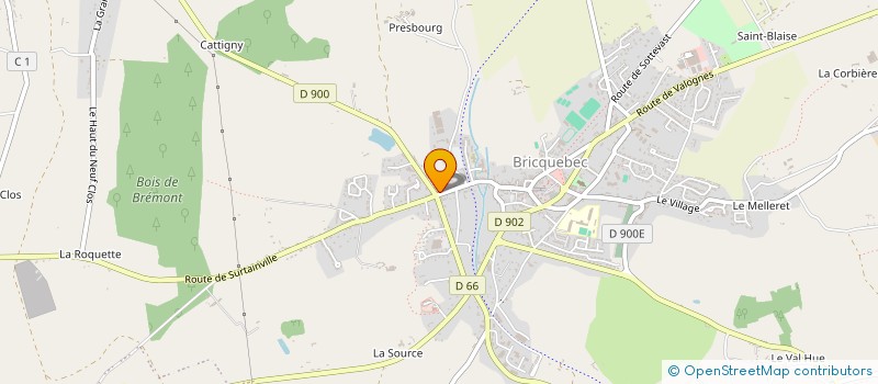 localisation de l'entreprise MONSIEUR JOEL LEPARQUOIS à BRICQUEBEC-EN-COTENTIN