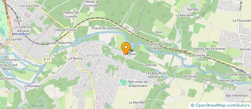 localisation de l'entreprise MONSIEUR JOEL LEPAULARD à VEIGNE