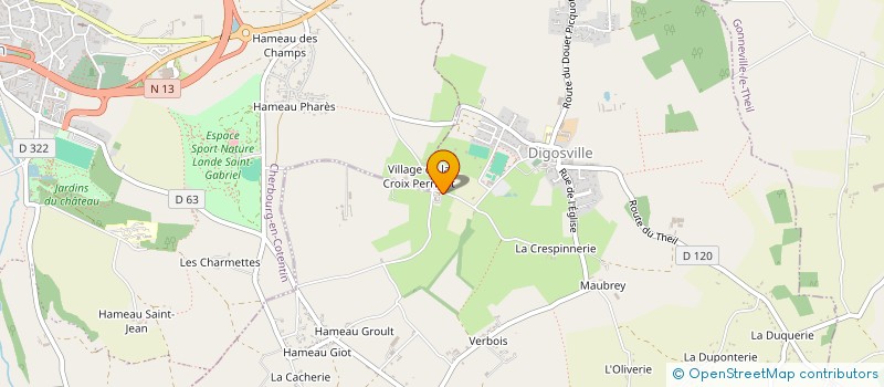 localisation de l'entreprise MONSIEUR JOEL LEPRINCE  DIGOSVILLE