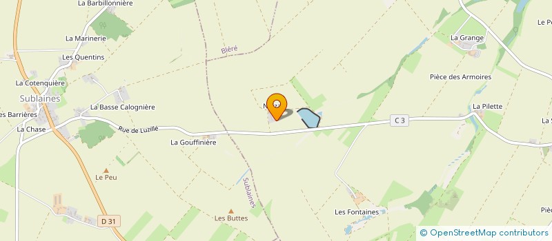 localisation de l'entreprise MONSIEUR JOEL LEQUEUX  LUZILLE