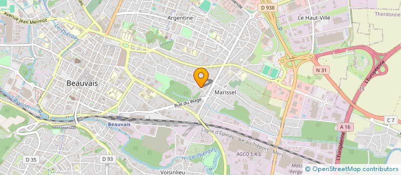 localisation de l'entreprise MONSIEUR JOEL LERIC  BEAUVAIS