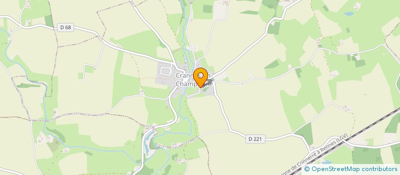 localisation de l'entreprise MONSIEUR JOEL LEROUGE  CRANNES-EN-CHAMPAGNE