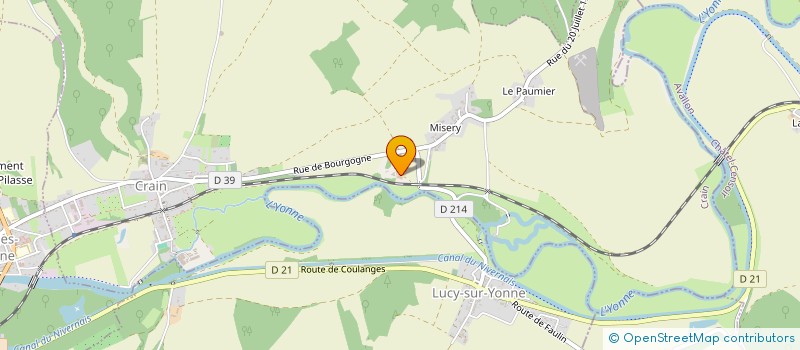 localisation de l'entreprise MONSIEUR JOEL LEROY  CRAIN