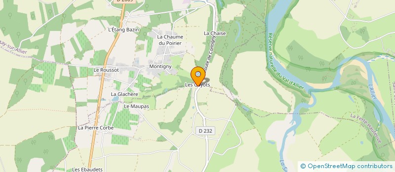 localisation de l'entreprise MONSIEUR JOEL LERUEZ  CONTIGNY