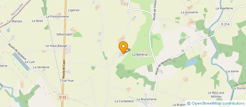 localisation de l'entreprise MONSIEUR JOEL LETISSIER  AMBRIERES-LES-VALLEES