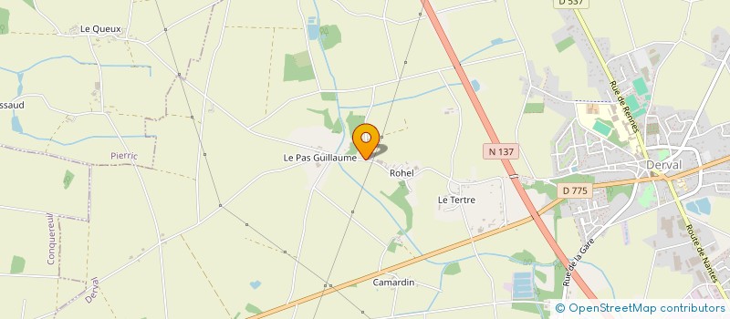 localisation de l'entreprise MONSIEUR JOEL LETOURNEAUX  DERVAL