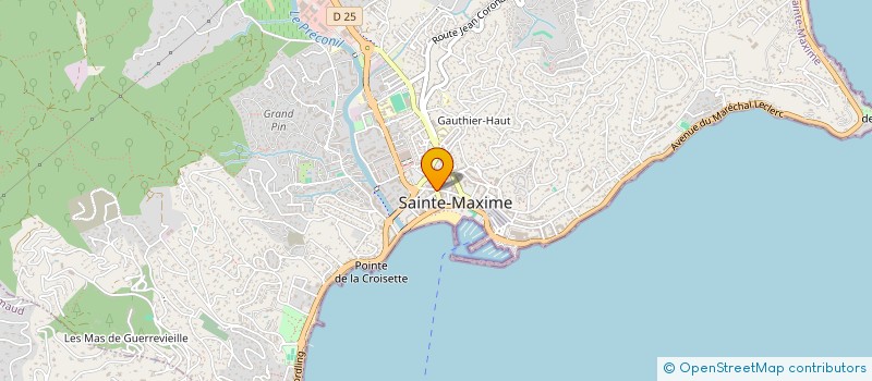 localisation de l'entreprise MONSIEUR JOEL LEVY à SAINTE-MAXIME