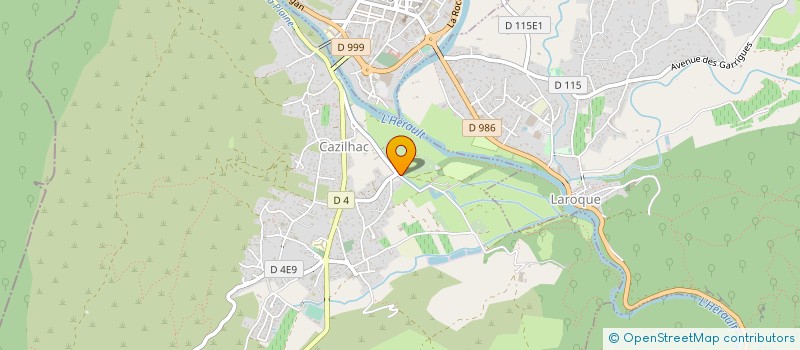 localisation de l'entreprise MONSIEUR JOEL LHOMME  CAZILHAC