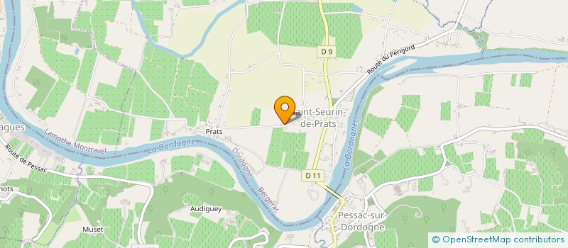 localisation de l'entreprise MONSIEUR JOEL LIABASTE  ST-SEURIN-DE-PRATS