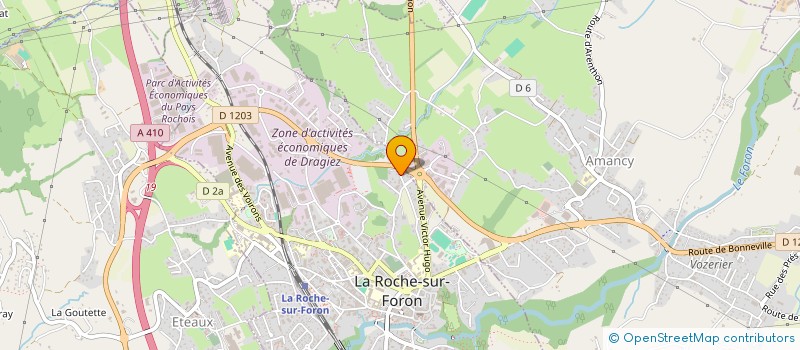 localisation de l'entreprise MONSIEUR JOEL LOMBARD  LA ROCHE-SUR-FORON