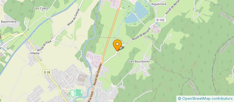 localisation de l'entreprise MONSIEUR JOEL LOMBARDI  SAINT-LAURENT-DU-PONT