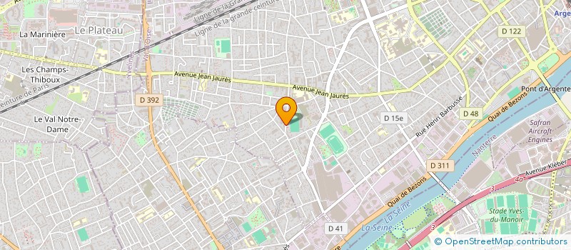 localisation de l'entreprise MONSIEUR JOEL LOUISE  ARGENTEUIL