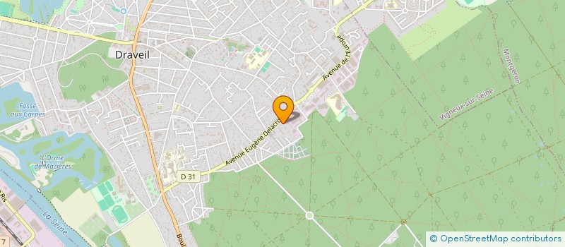 localisation de l'entreprise MONSIEUR JOEL LUBINO à DRAVEIL
