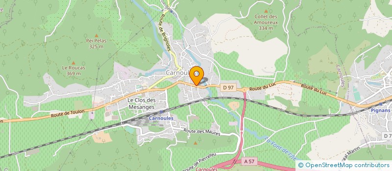 localisation de l'entreprise MONSIEUR JOEL LUPI  PIGNANS